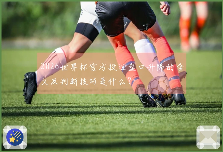 2026世界杯官方投注盘口升降的含义及判断技巧是什么？