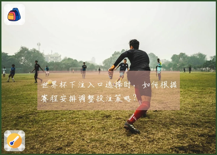 世界杯下注入口选择时，如何根据赛程安排调整投注策略？